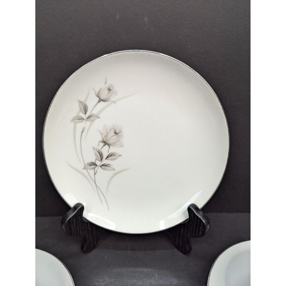 Harmony House Fine China 3504 Harmony Rose 1 Salad Plate and 2 Cups w/Saucers - Picture 2 of 10